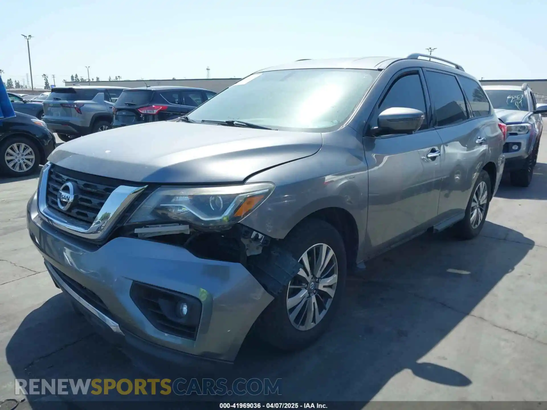 2 Photograph of a damaged car 5N1DR2MM2KC606350 NISSAN PATHFINDER 2019
