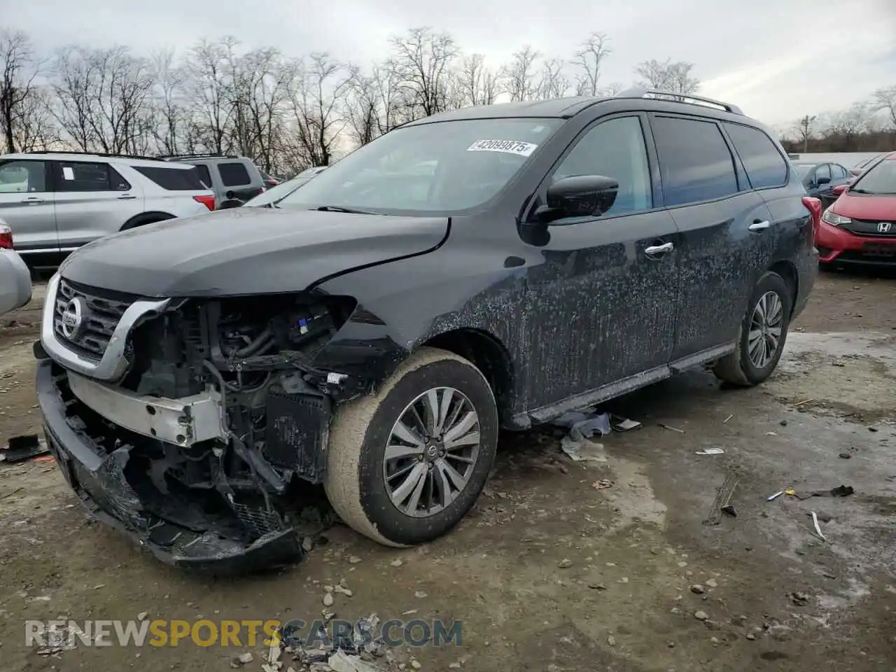 1 Photograph of a damaged car 5N1DR2MM2KC635976 NISSAN PATHFINDER 2019