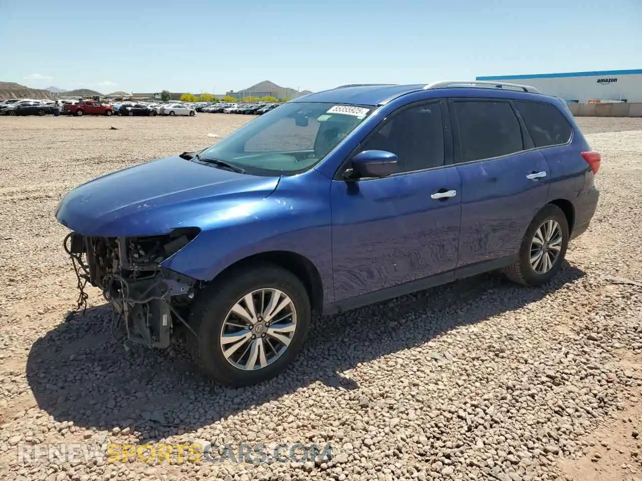 1 Photograph of a damaged car 5N1DR2MM2KC637341 NISSAN PATHFINDER 2019