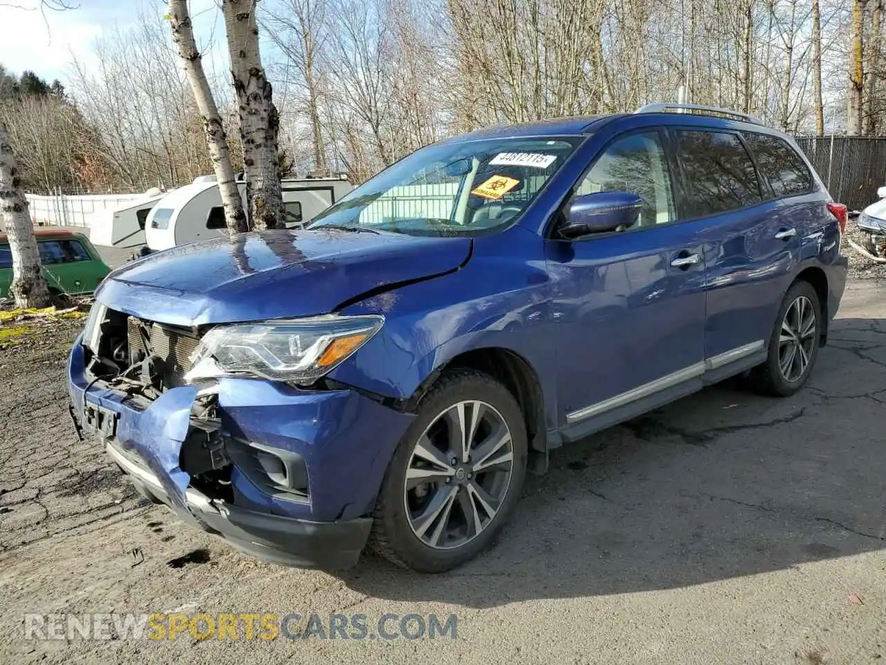 1 fotografías del automóvil dañado 5N1DR2MM6KC645989 NISSAN PATHFINDER 2019