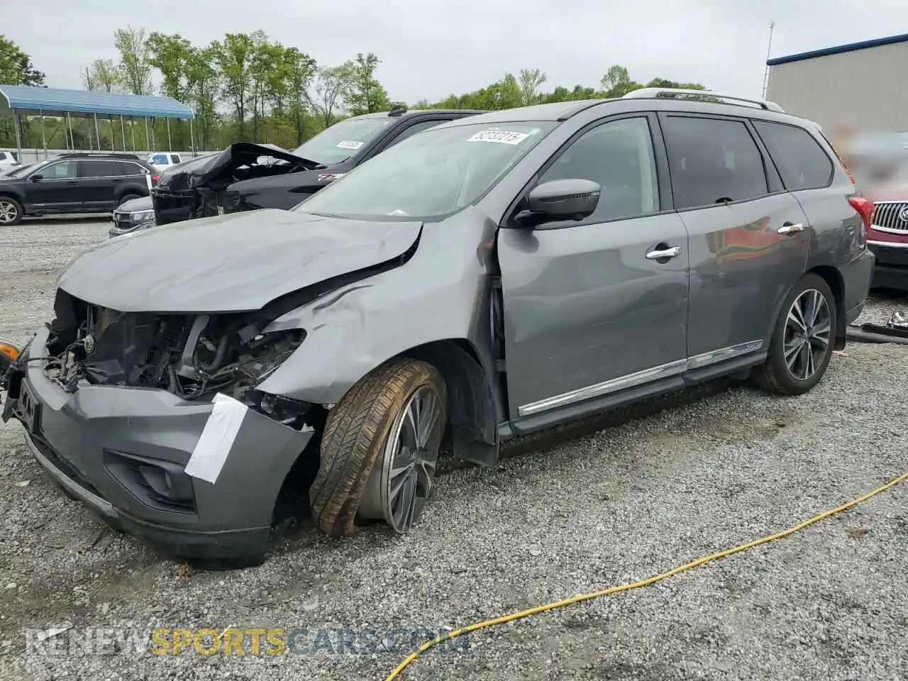 1 Photograph of a damaged car 5N1DR2MM6KC651274 NISSAN PATHFINDER 2019