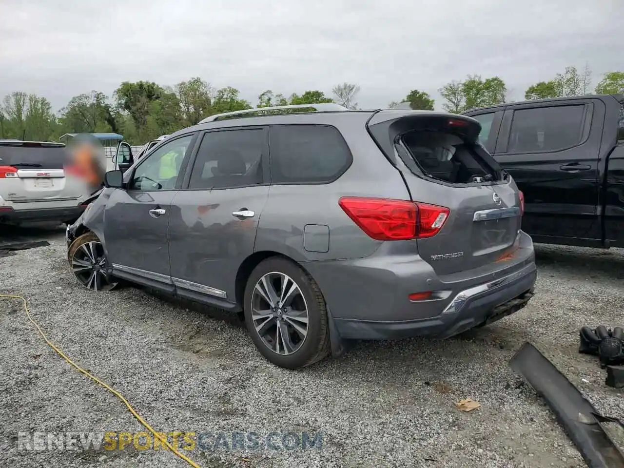 2 Photograph of a damaged car 5N1DR2MM6KC651274 NISSAN PATHFINDER 2019