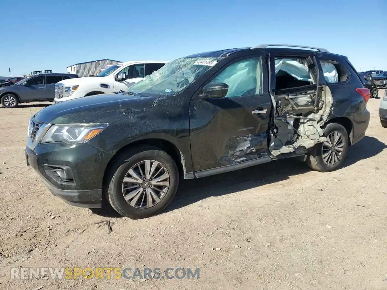 1 Photograph of a damaged car 5N1DR2MM8KC586105 NISSAN PATHFINDER 2019