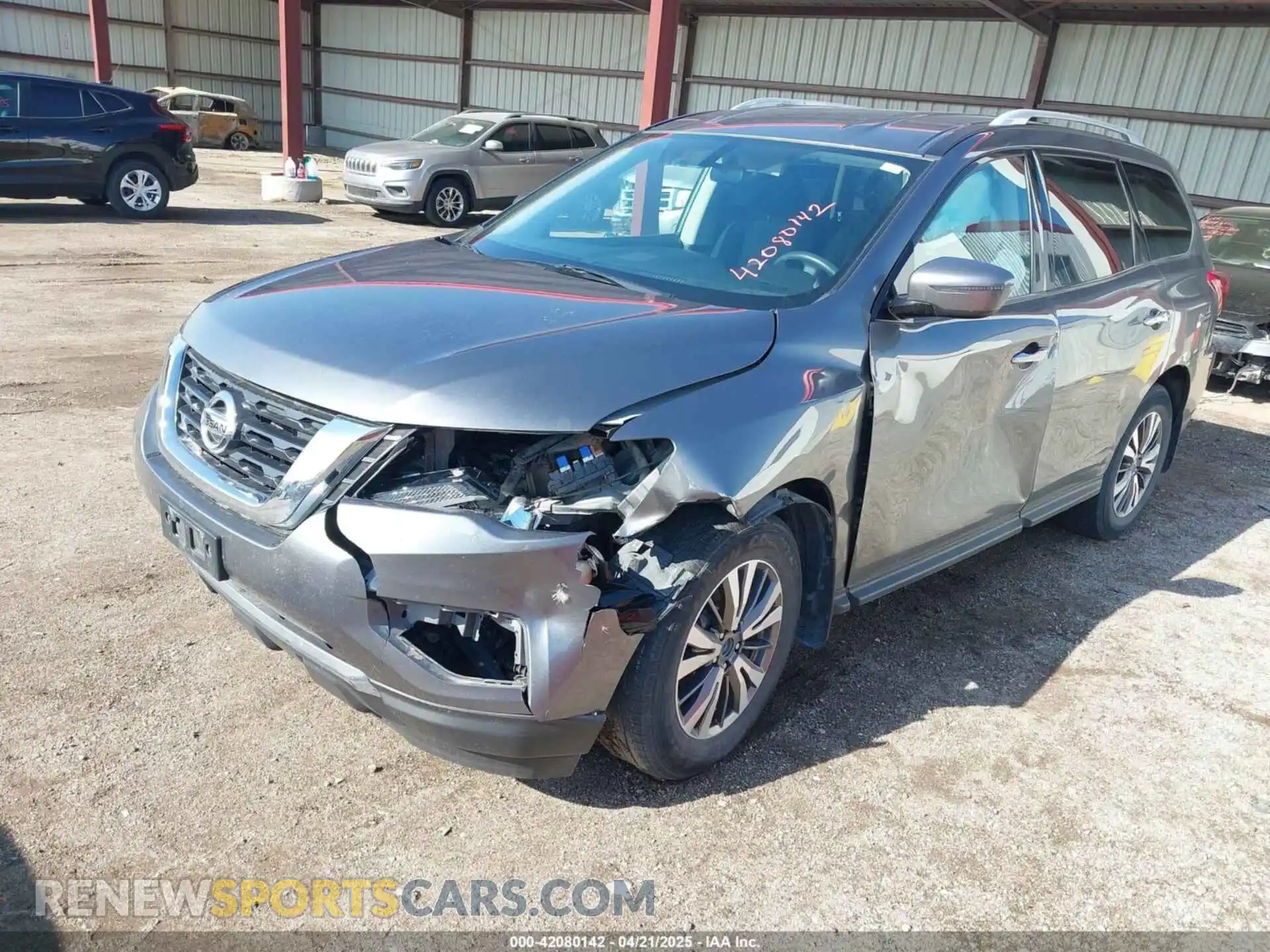 2 Photograph of a damaged car 5N1DR2MM8KC588632 NISSAN PATHFINDER 2019