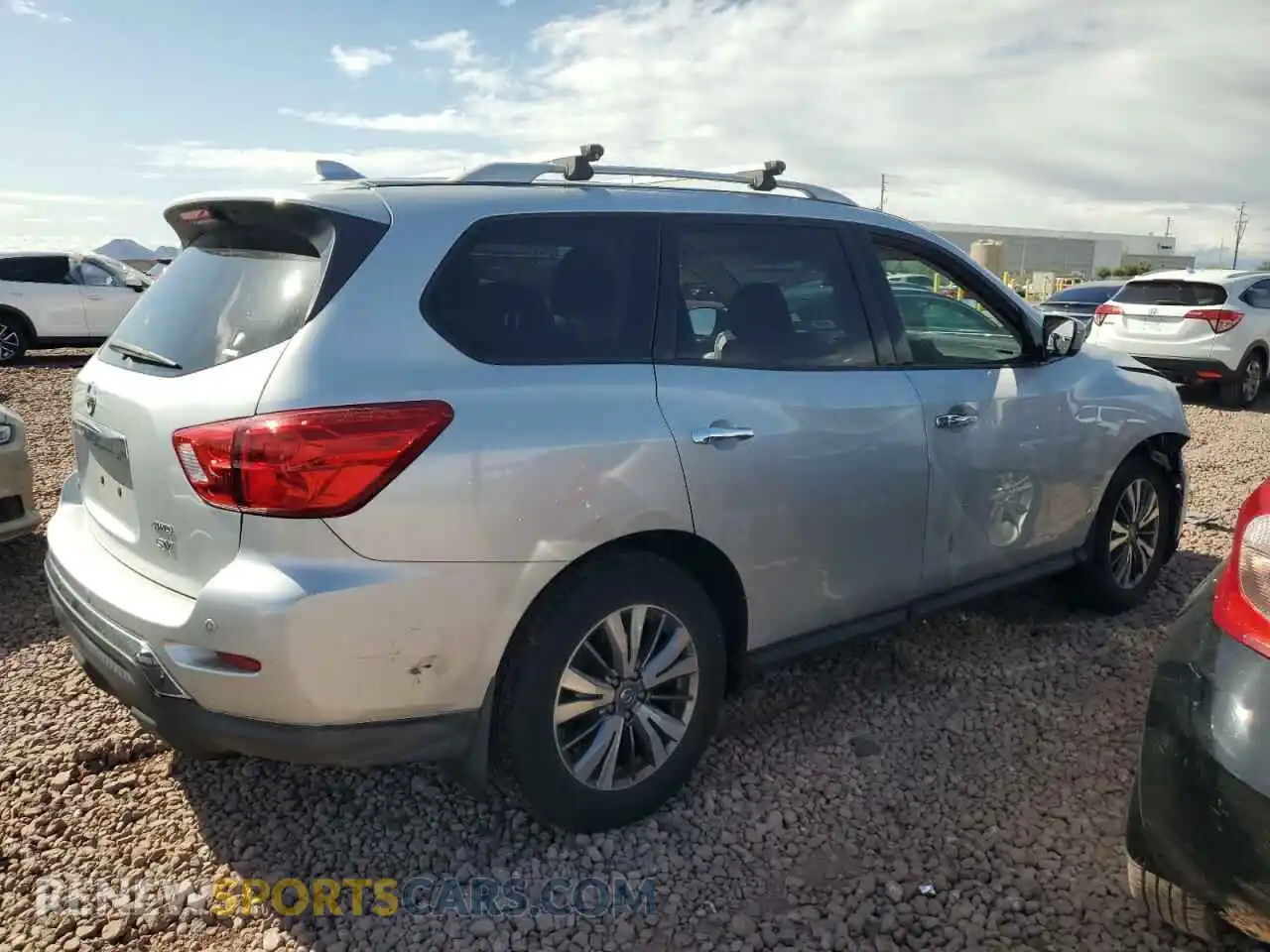 3 Photograph of a damaged car 5N1DR2MM9KC613201 NISSAN PATHFINDER 2019