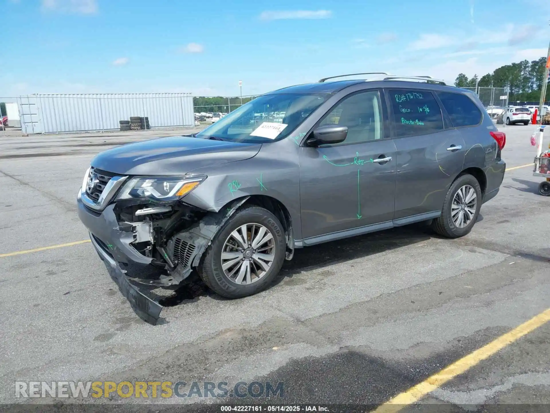 2 Photograph of a damaged car 5N1DR2MN5KC646432 NISSAN PATHFINDER 2019