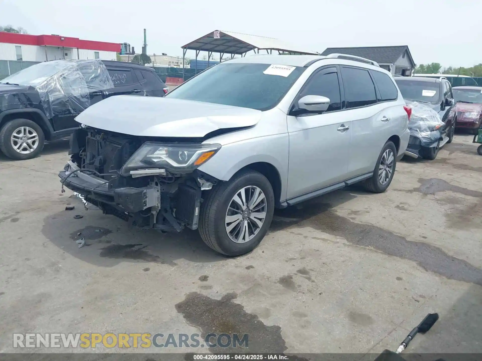 2 Photograph of a damaged car 5N1DR2MN6KC642387 NISSAN PATHFINDER 2019
