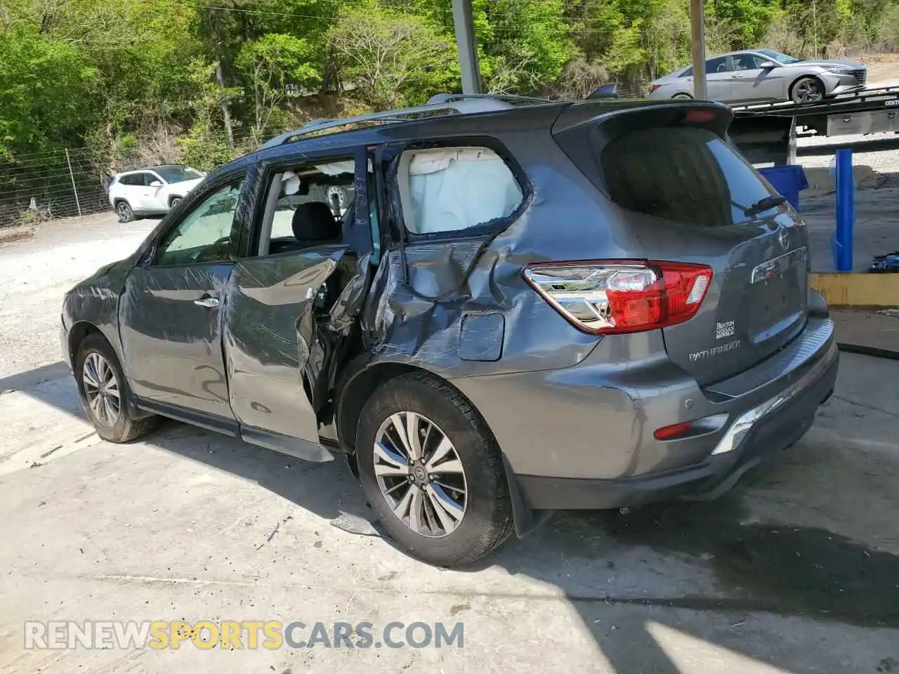 2 fotografías del automóvil dañado 5N1DR2MN6KC655379 NISSAN PATHFINDER 2019