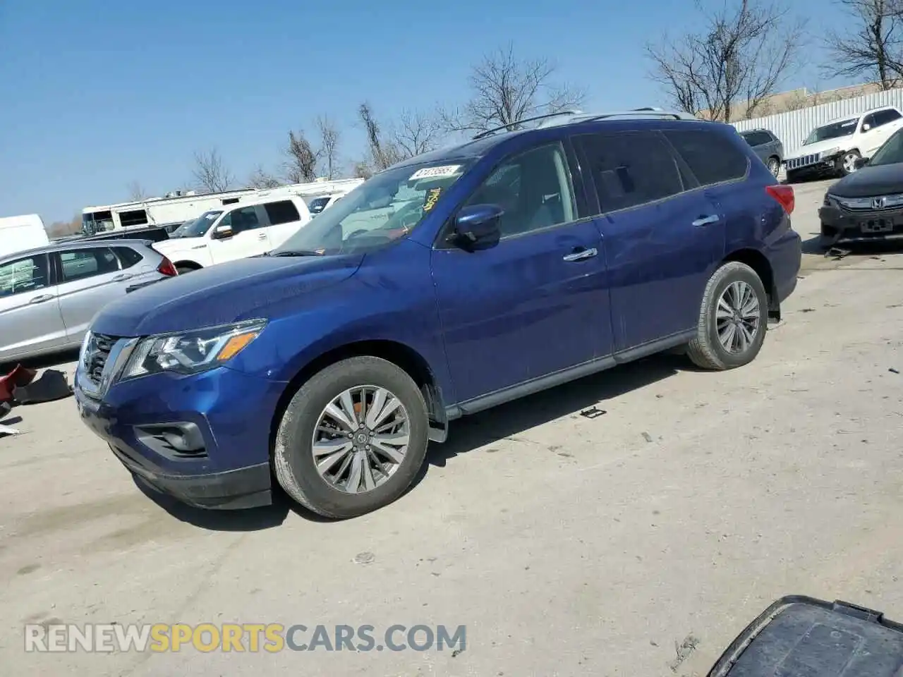 1 Photograph of a damaged car 5N1DR2MN9KC646076 NISSAN PATHFINDER 2019