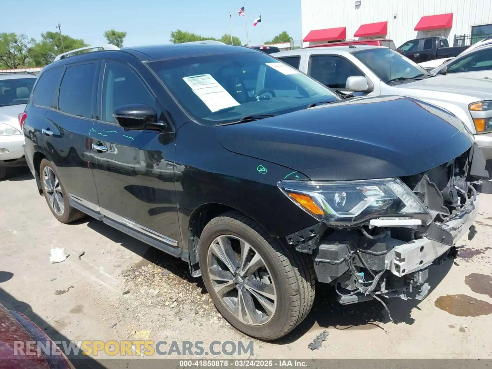 1 Photograph of a damaged car 5N1DR2DM0LC633399 NISSAN PATHFINDER 2020