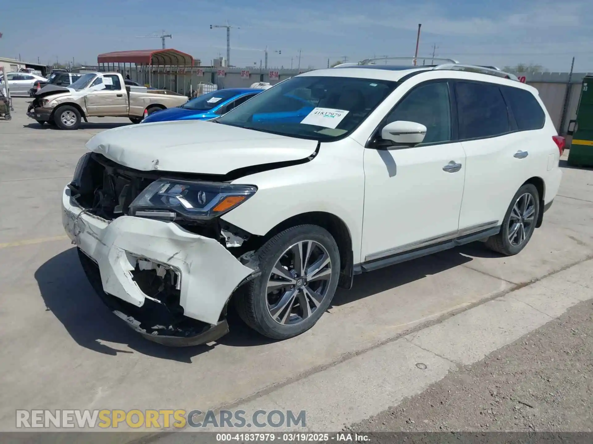 2 Photograph of a damaged car 5N1DR2DN1LC579684 NISSAN PATHFINDER 2020