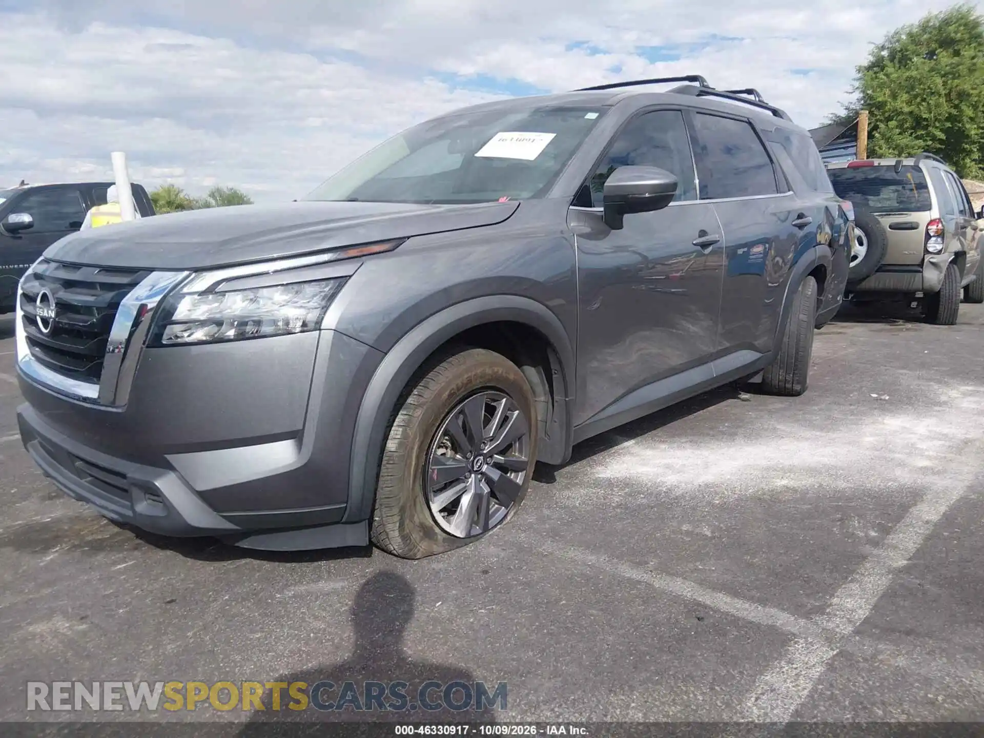 2 fotografías del automóvil dañado 5N1DR3BAXPC259999 NISSAN PATHFINDER 2023