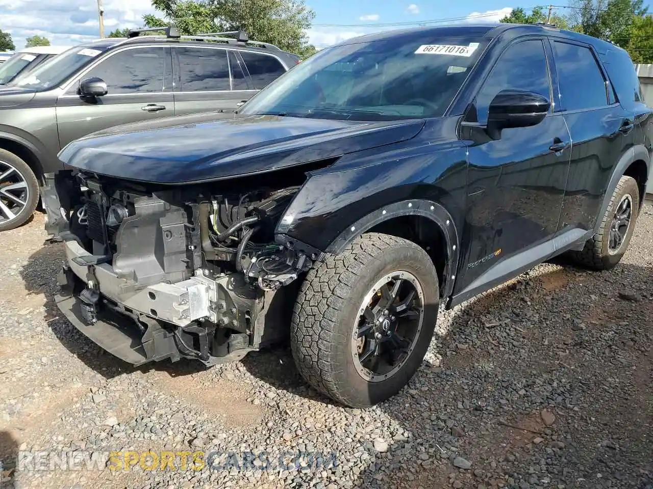 1 Photograph of a damaged car 5N1DR3BD6PC203715 NISSAN PATHFINDER 2023