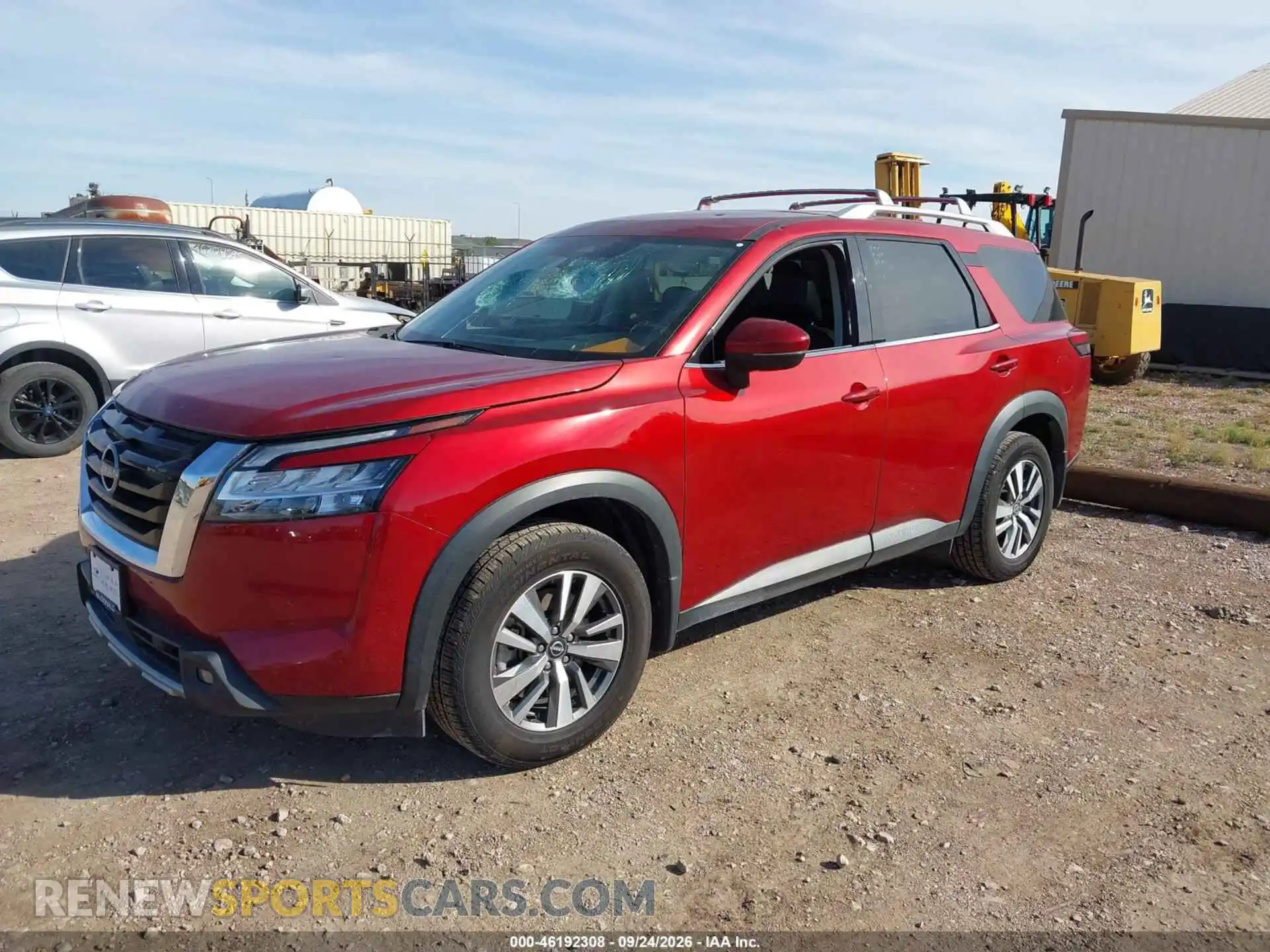 2 fotografías del automóvil dañado 5N1DR3CC9PC236925 NISSAN PATHFINDER 2023