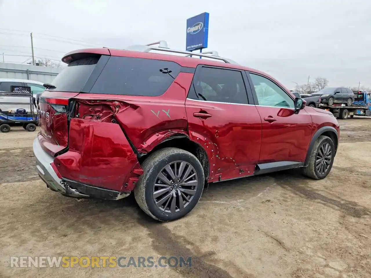 3 Photograph of a damaged car 5N1DR3CD4PC205655 NISSAN PATHFINDER 2023