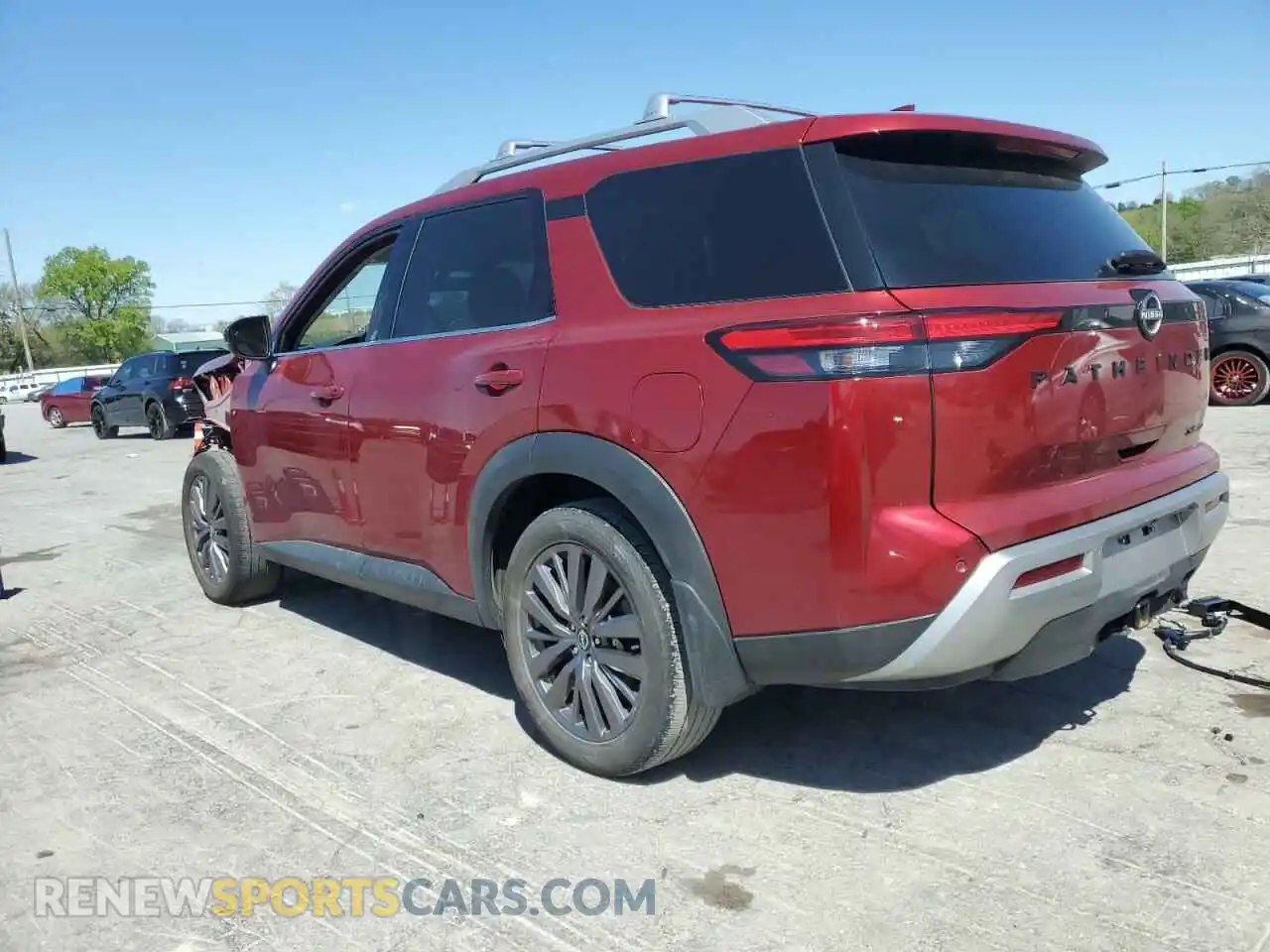 2 fotografías del automóvil dañado 5N1DR3CD7PC234678 NISSAN PATHFINDER 2023