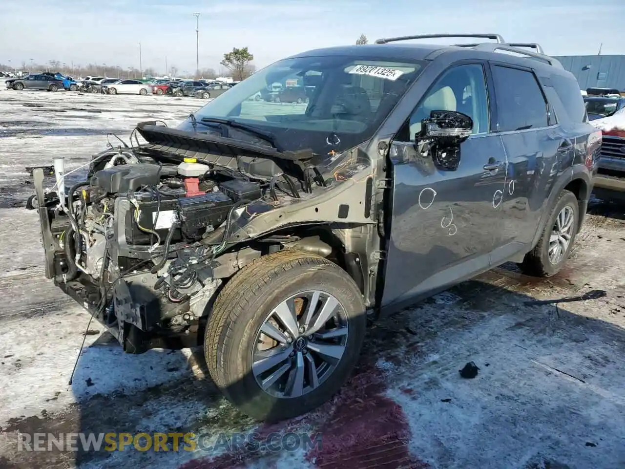 1 Photograph of a damaged car 5N1DR3CC7RC204154 NISSAN PATHFINDER 2024