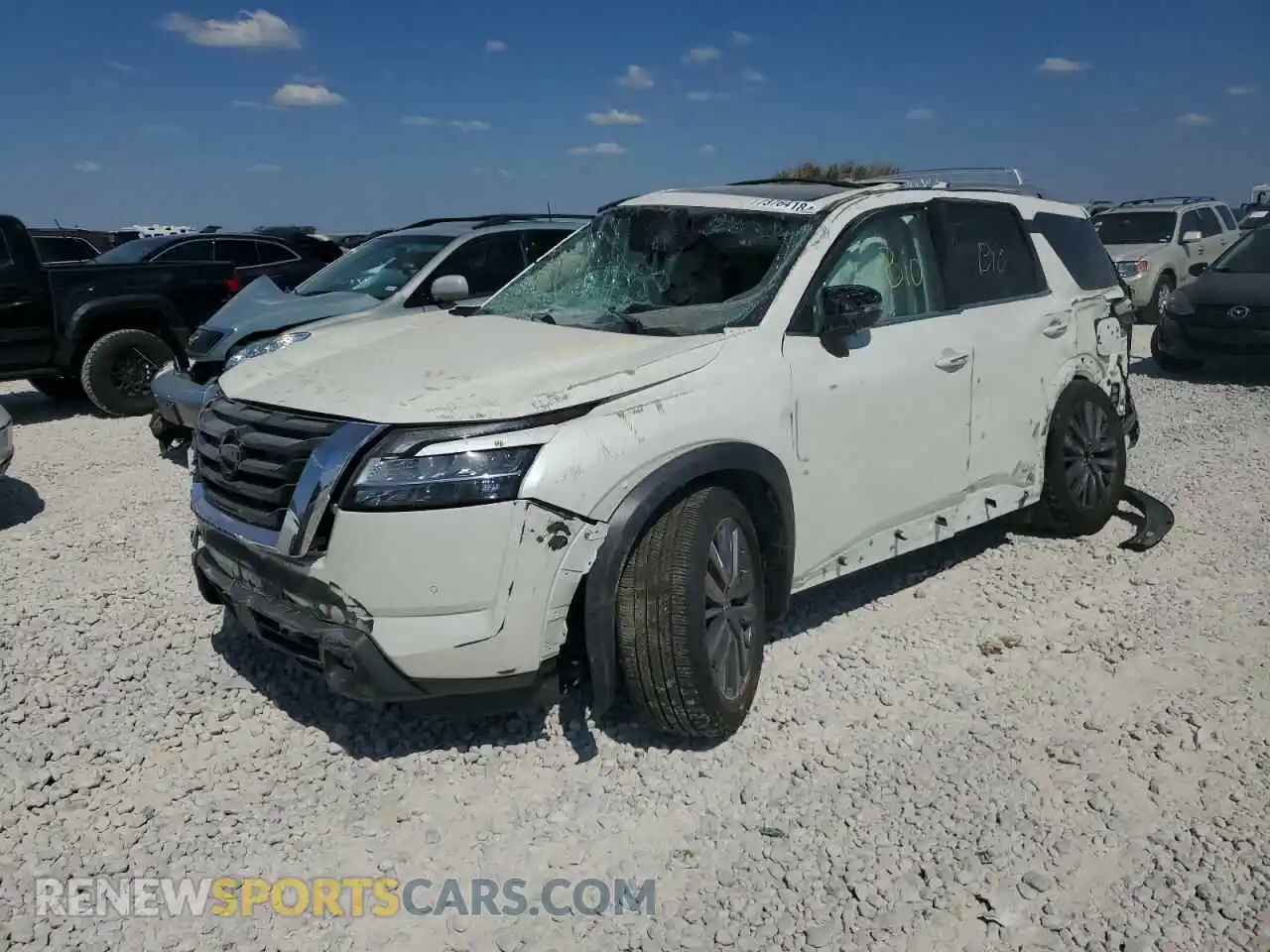 1 Photograph of a damaged car 5N1DR3CD3RC285341 NISSAN PATHFINDER 2024