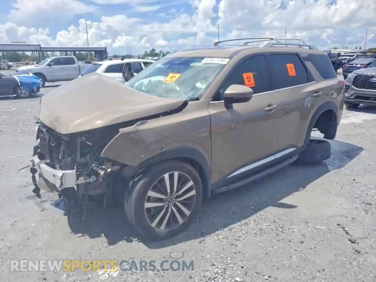 1 Photograph of a damaged car 5N1DR3DG6RC248437 NISSAN PATHFINDER 2024