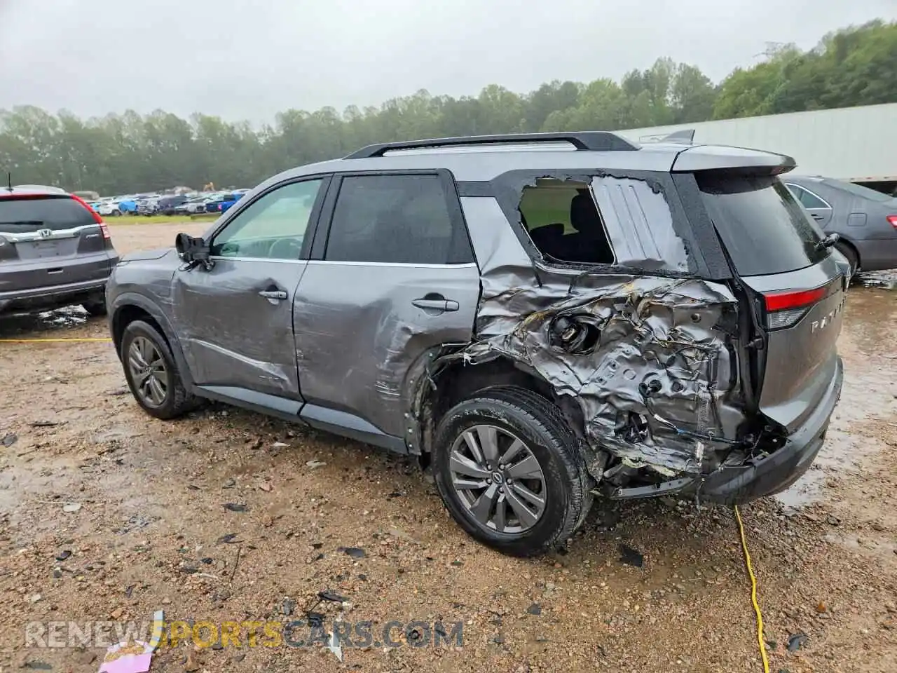 2 fotografías del automóvil dañado 5N1DR3BA3SC241398 NISSAN PATHFINDER 2025