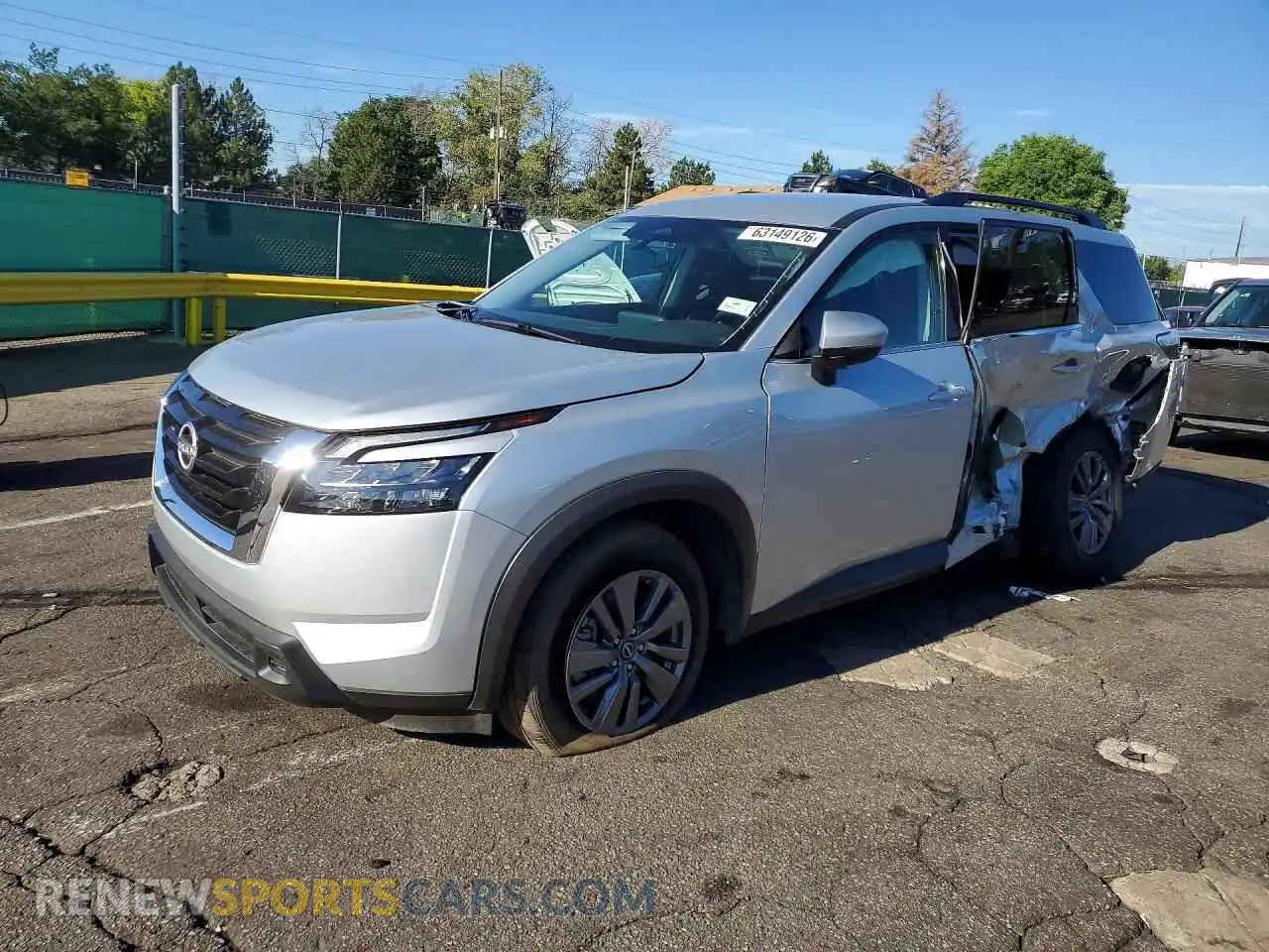 1 Photograph of a damaged car 5N1DR3BA6SC274640 NISSAN PATHFINDER 2025
