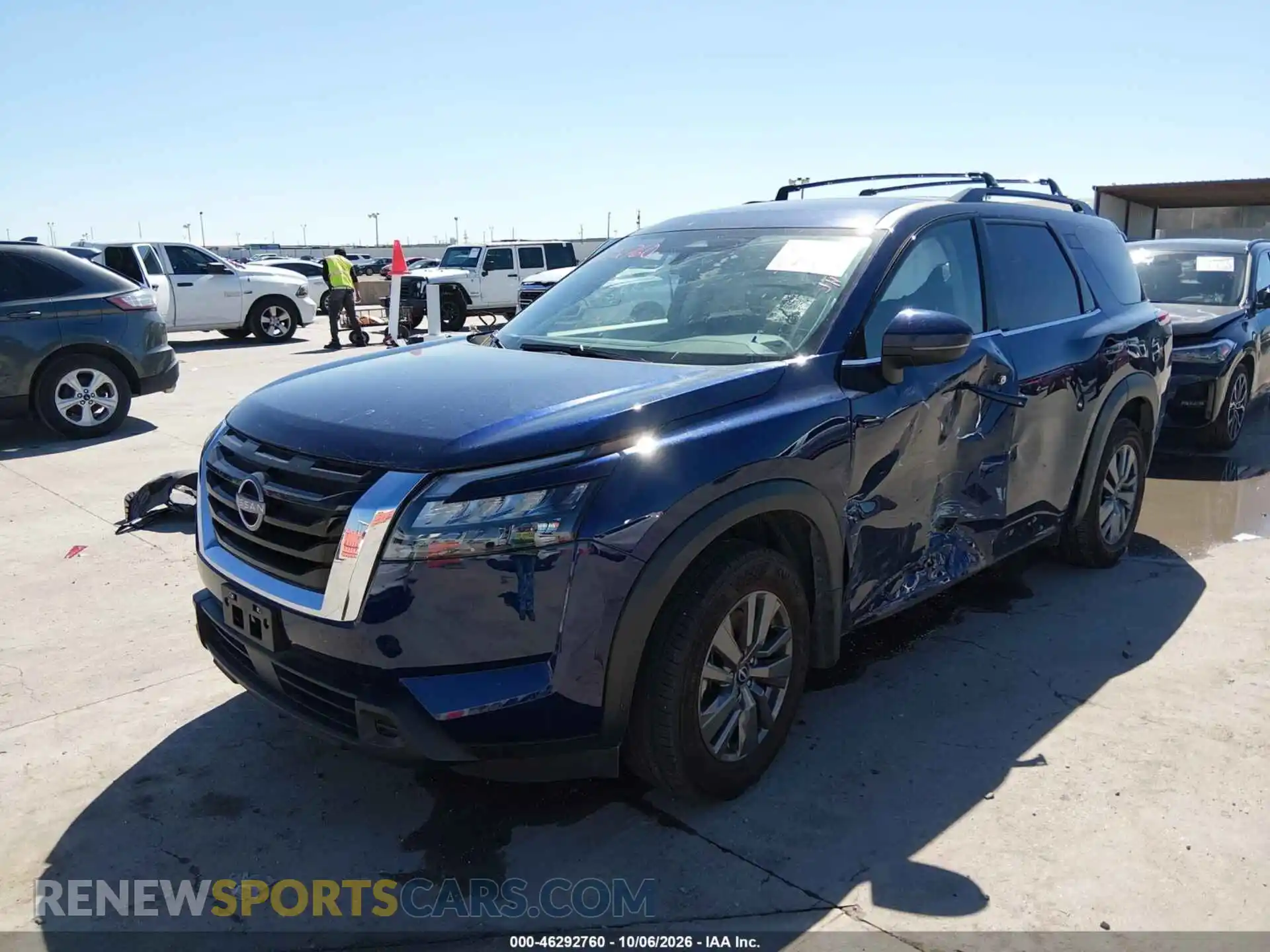 2 Photograph of a damaged car 5N1DR3BA6SC284231 NISSAN PATHFINDER 2025