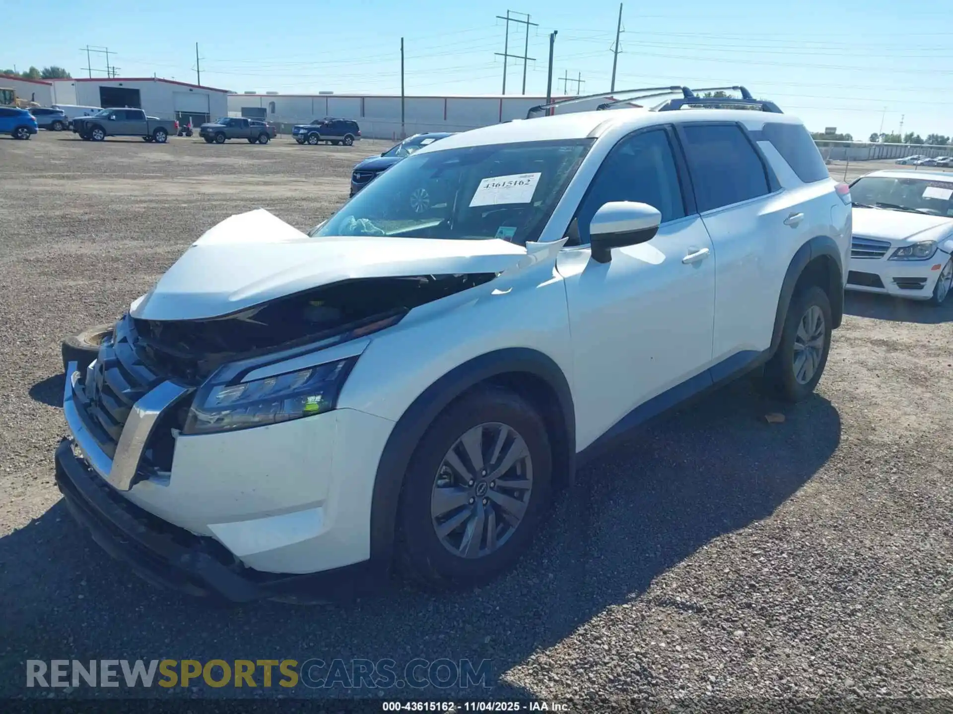 2 Photograph of a damaged car 5N1DR3BA8SC203861 NISSAN PATHFINDER 2025