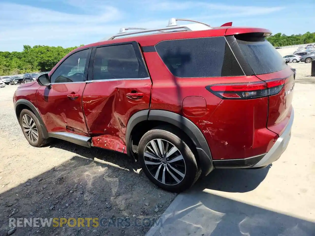 2 Photograph of a damaged car 5N1DR3DH4SC267812 NISSAN PATHFINDER 2025