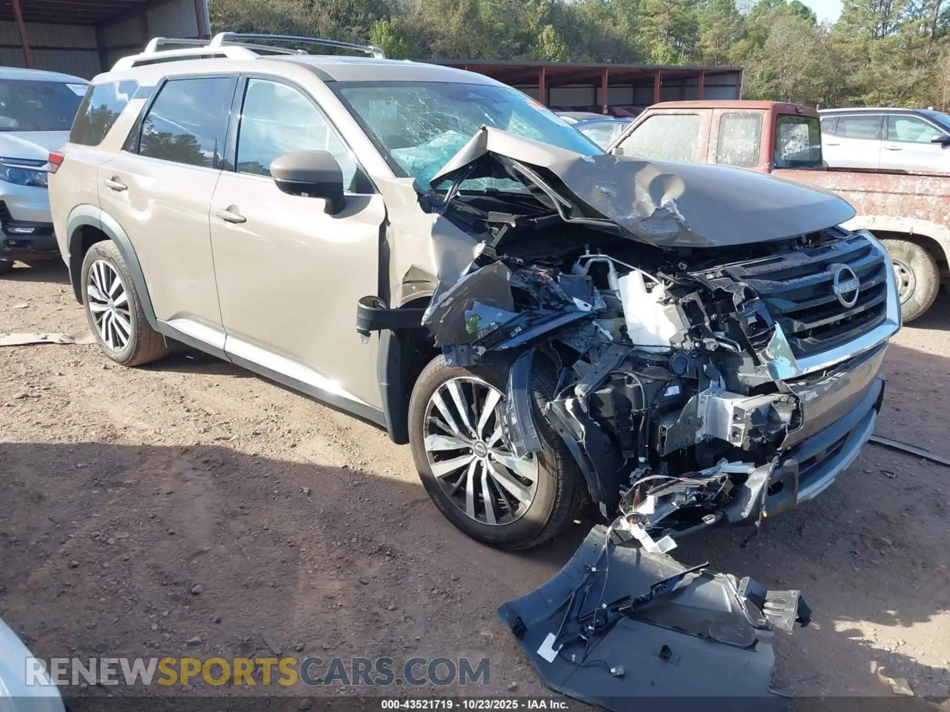 1 fotografías del automóvil dañado 5N1DR3DH7SC200055 NISSAN PATHFINDER 2025