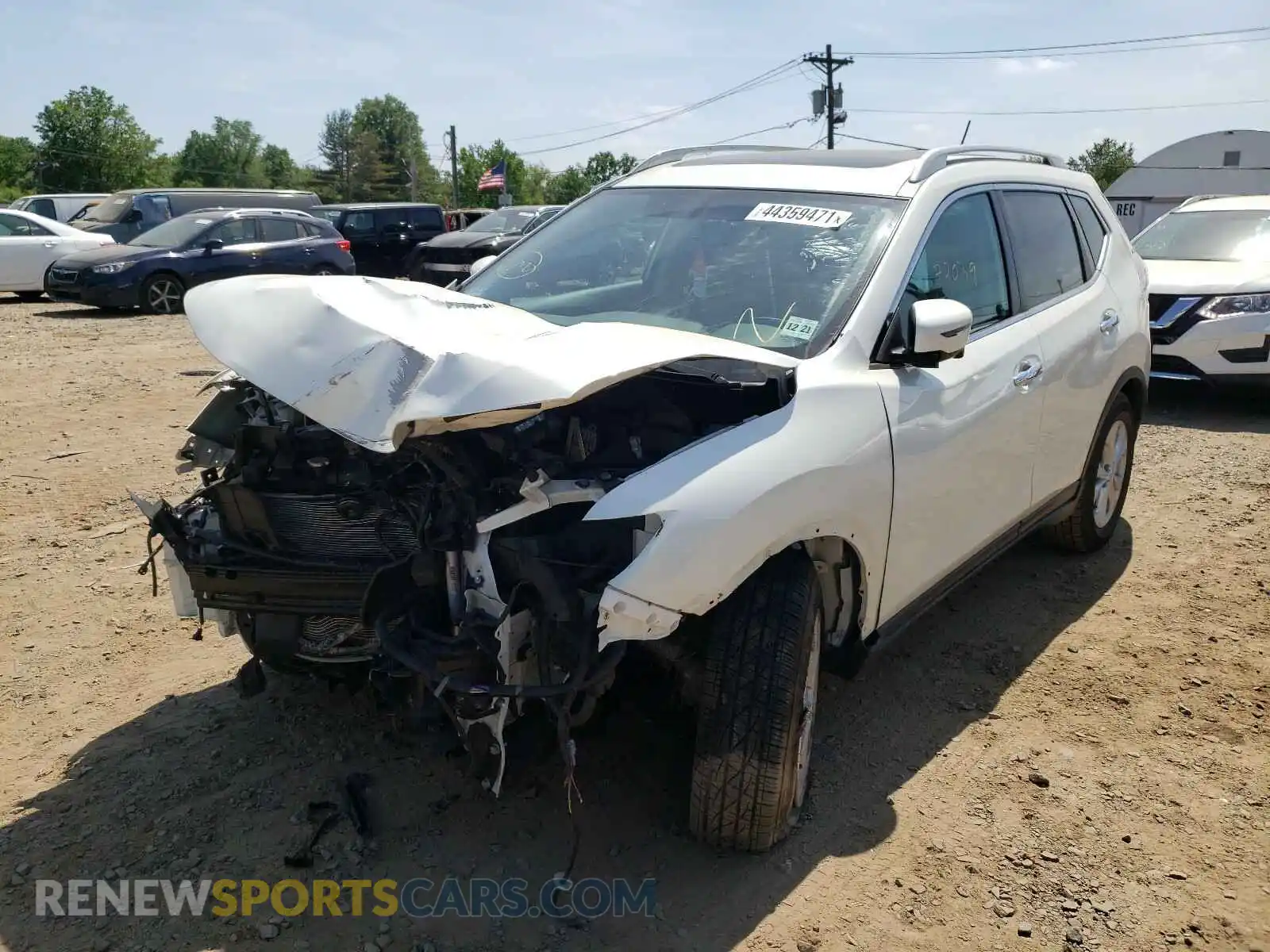 2 Photograph of a damaged car 5N1AT2MV9GC798290 NISSAN ROGUE 2016
