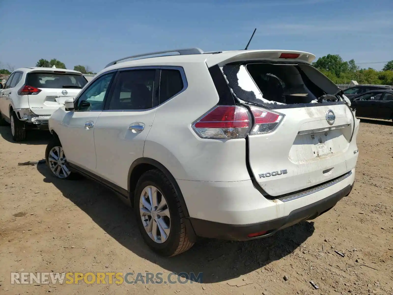 3 Photograph of a damaged car 5N1AT2MV9GC798290 NISSAN ROGUE 2016