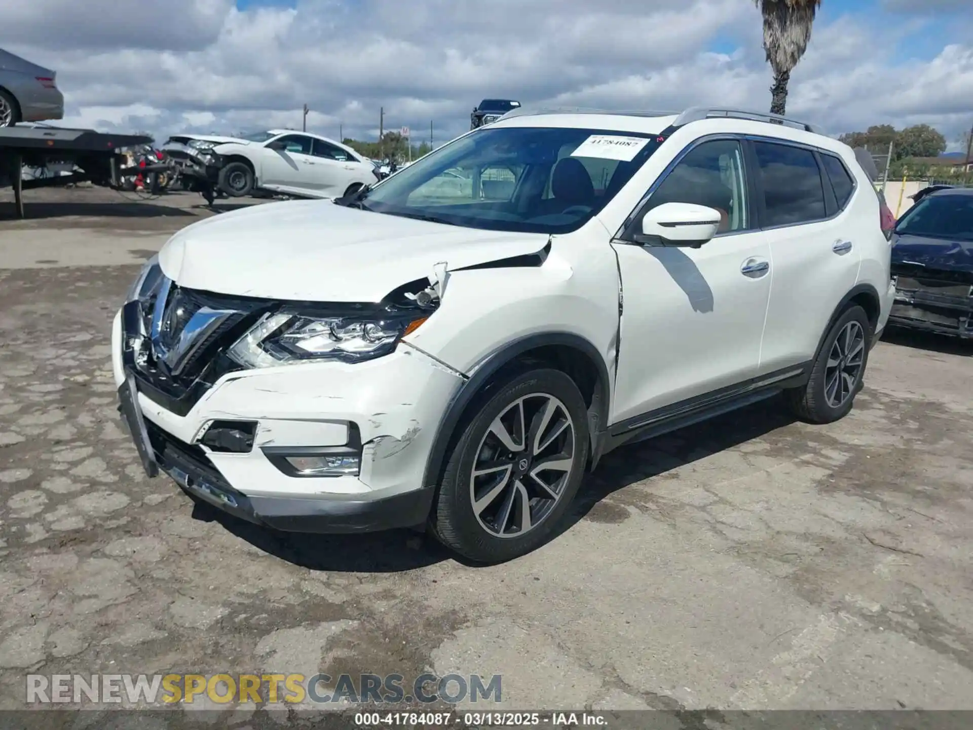 2 Photograph of a damaged car 5N1AT2MT2KC794816 NISSAN ROGUE 2019