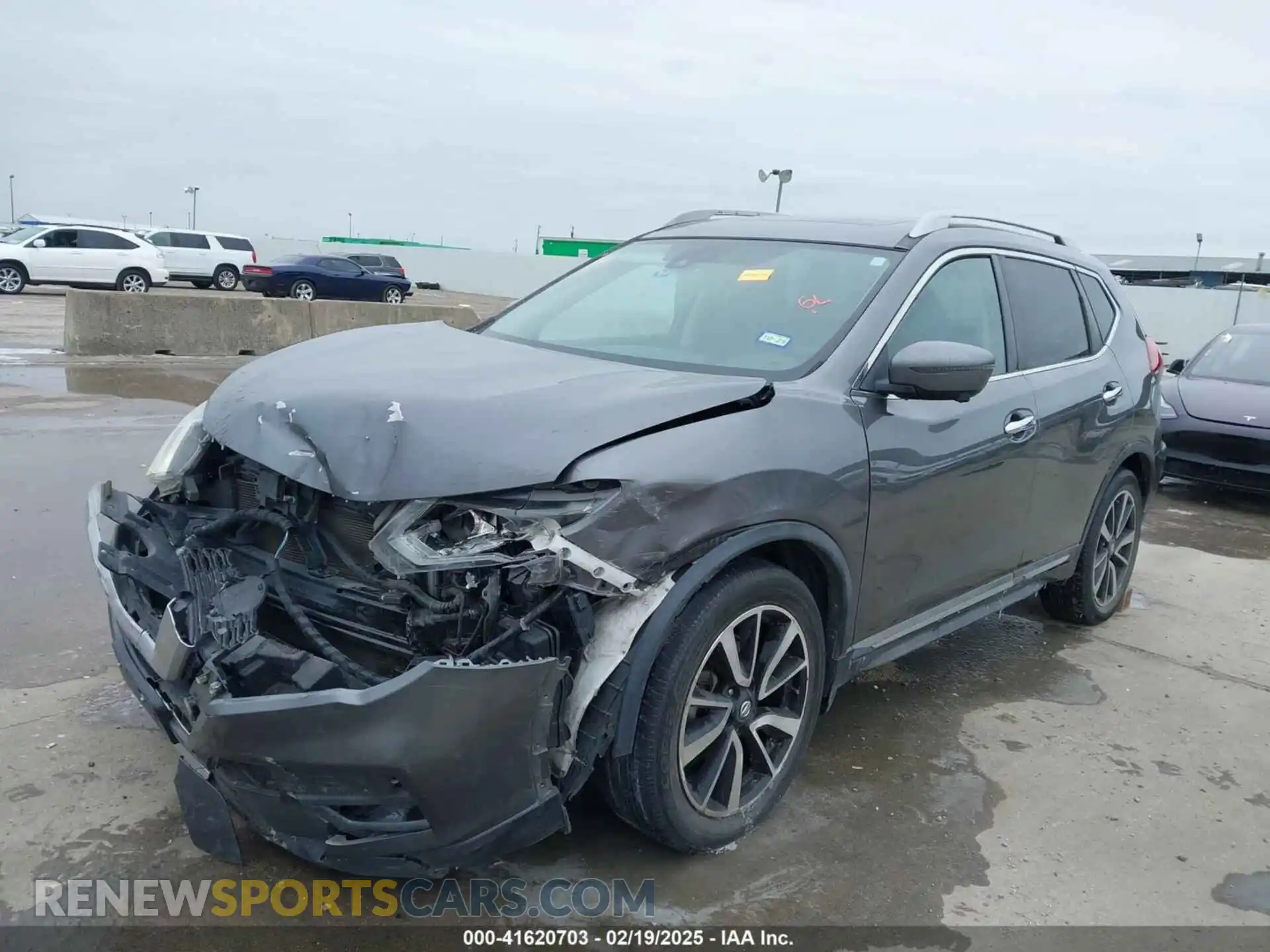 2 Photograph of a damaged car 5N1AT2MT2KC794993 NISSAN ROGUE 2019