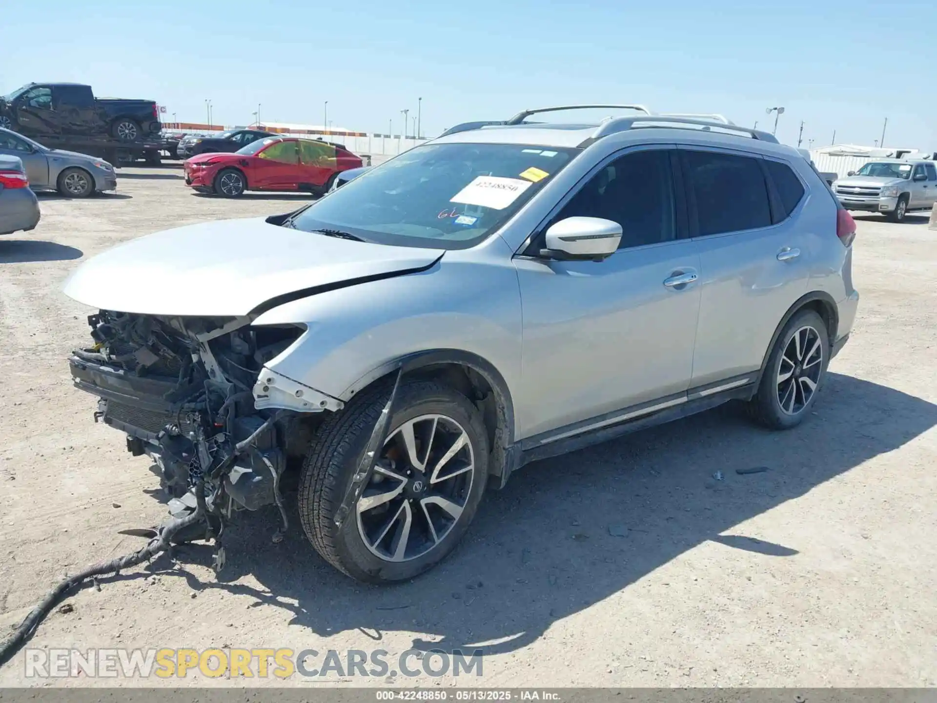 2 Photograph of a damaged car 5N1AT2MT7KC706102 NISSAN ROGUE 2019