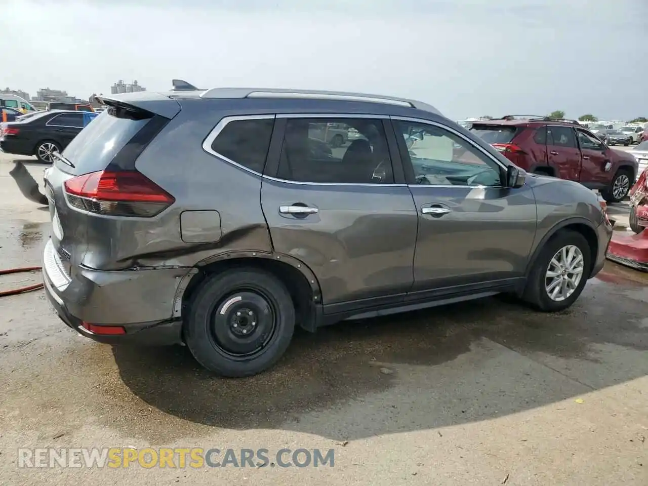 3 Photograph of a damaged car 5N1AT2MT7KC717102 NISSAN ROGUE 2019