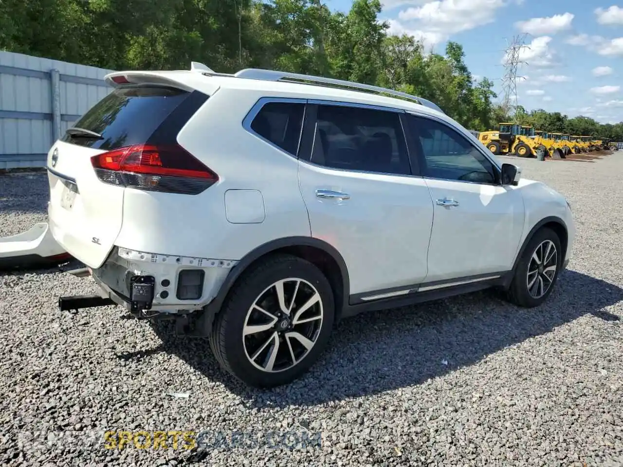 3 Photograph of a damaged car 5N1AT2MT7KC721229 NISSAN ROGUE 2019
