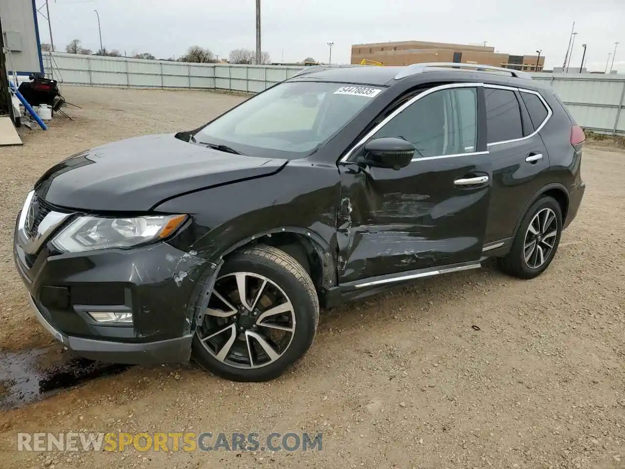 1 Photograph of a damaged car 5N1AT2MT7KC740833 NISSAN ROGUE 2019
