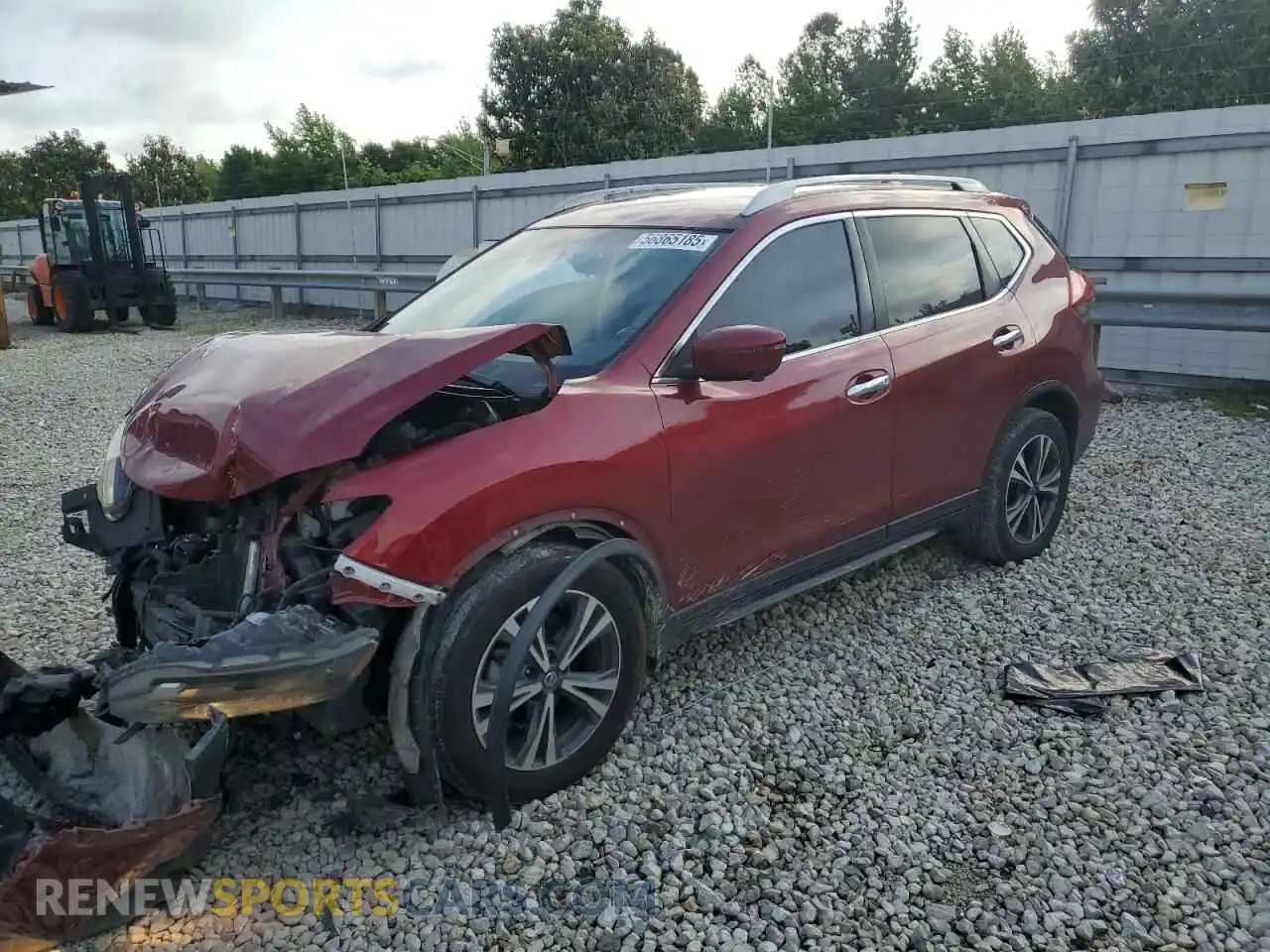 1 Photograph of a damaged car 5N1AT2MT7KC747961 NISSAN ROGUE 2019