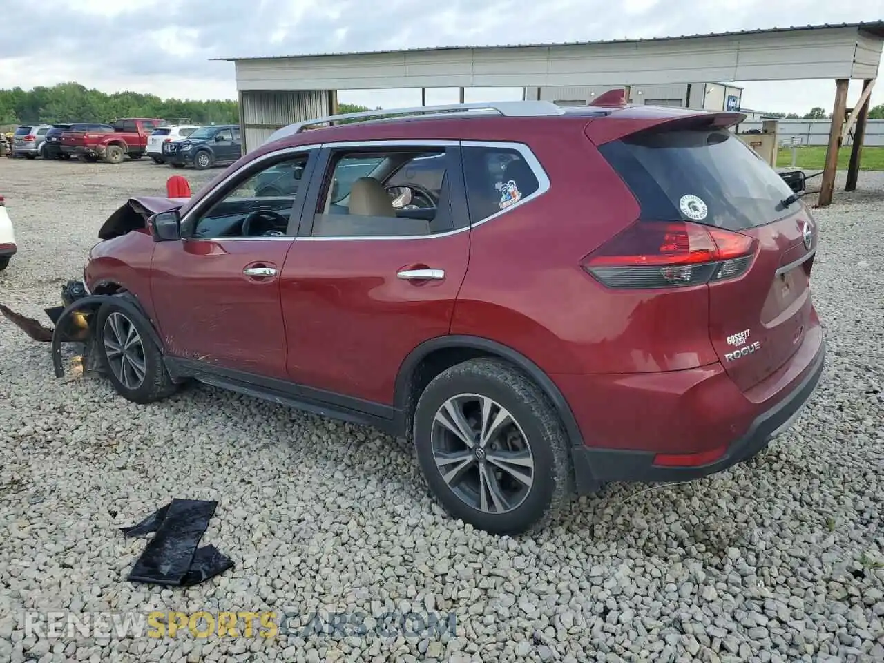 2 Photograph of a damaged car 5N1AT2MT7KC747961 NISSAN ROGUE 2019