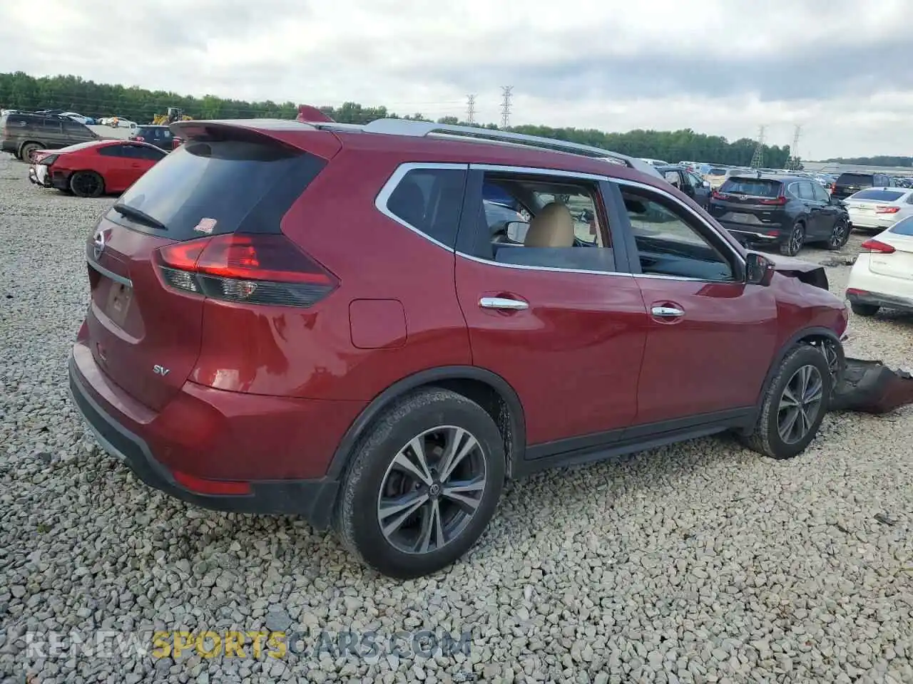 3 Photograph of a damaged car 5N1AT2MT7KC747961 NISSAN ROGUE 2019
