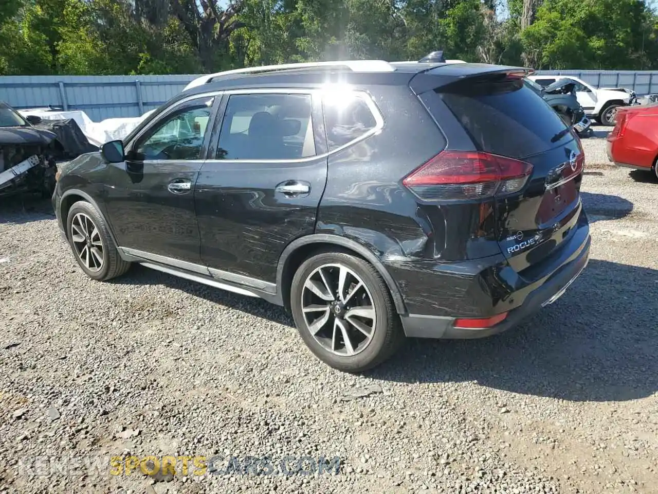 2 Photograph of a damaged car 5N1AT2MT7KC761052 NISSAN ROGUE 2019