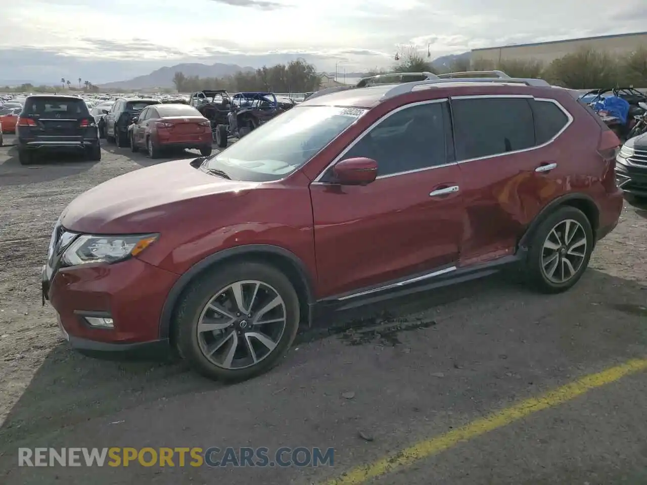 1 Photograph of a damaged car 5N1AT2MT7KC806541 NISSAN ROGUE 2019