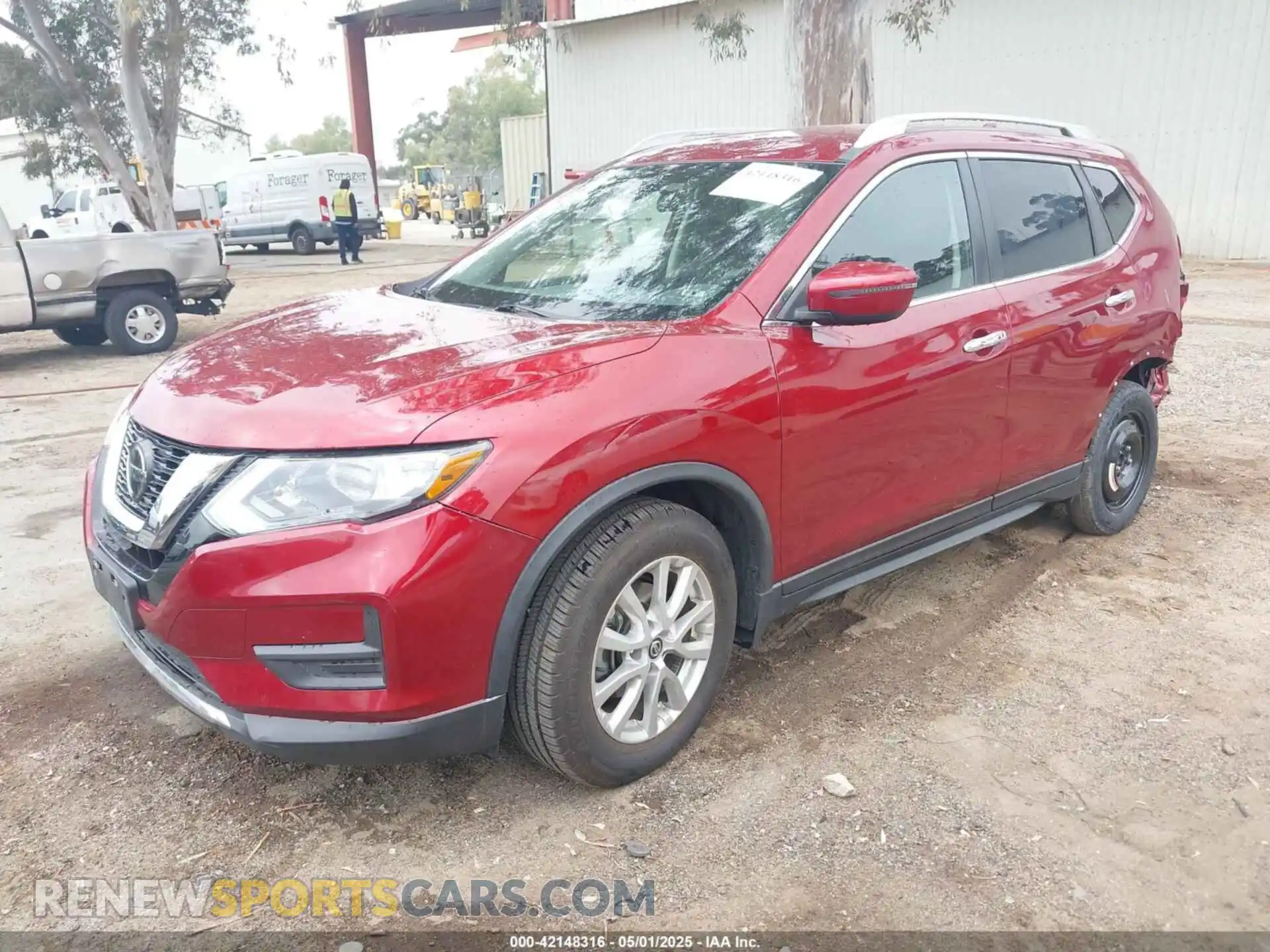 2 Photograph of a damaged car 5N1AT2MTXKC707888 NISSAN ROGUE 2019