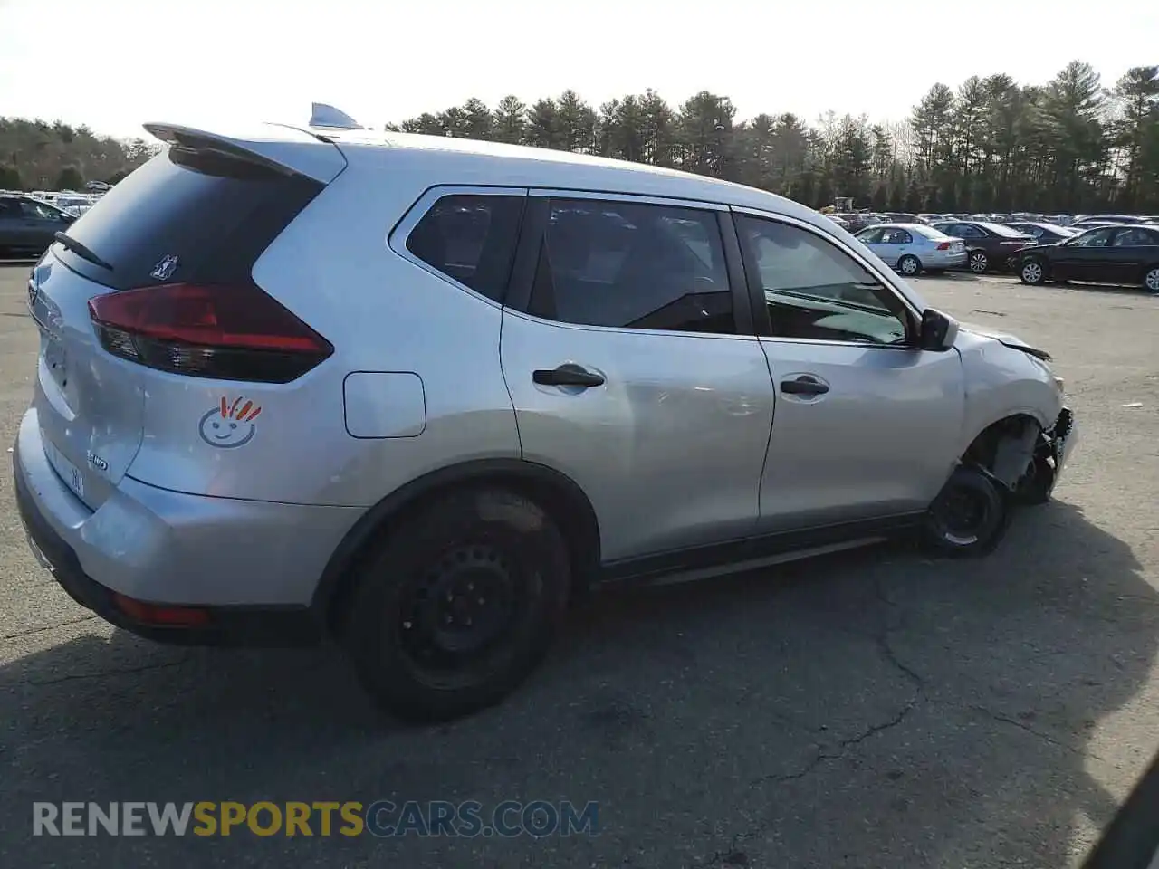 3 fotografías del automóvil dañado 5N1AT2MV4KC782832 NISSAN ROGUE 2019