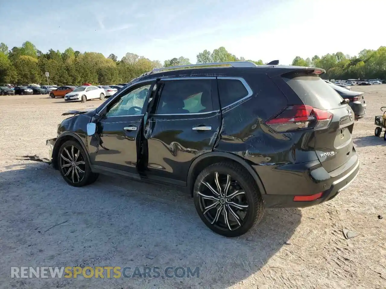 2 Photograph of a damaged car 5N1AT2MV7KC760419 NISSAN ROGUE 2019