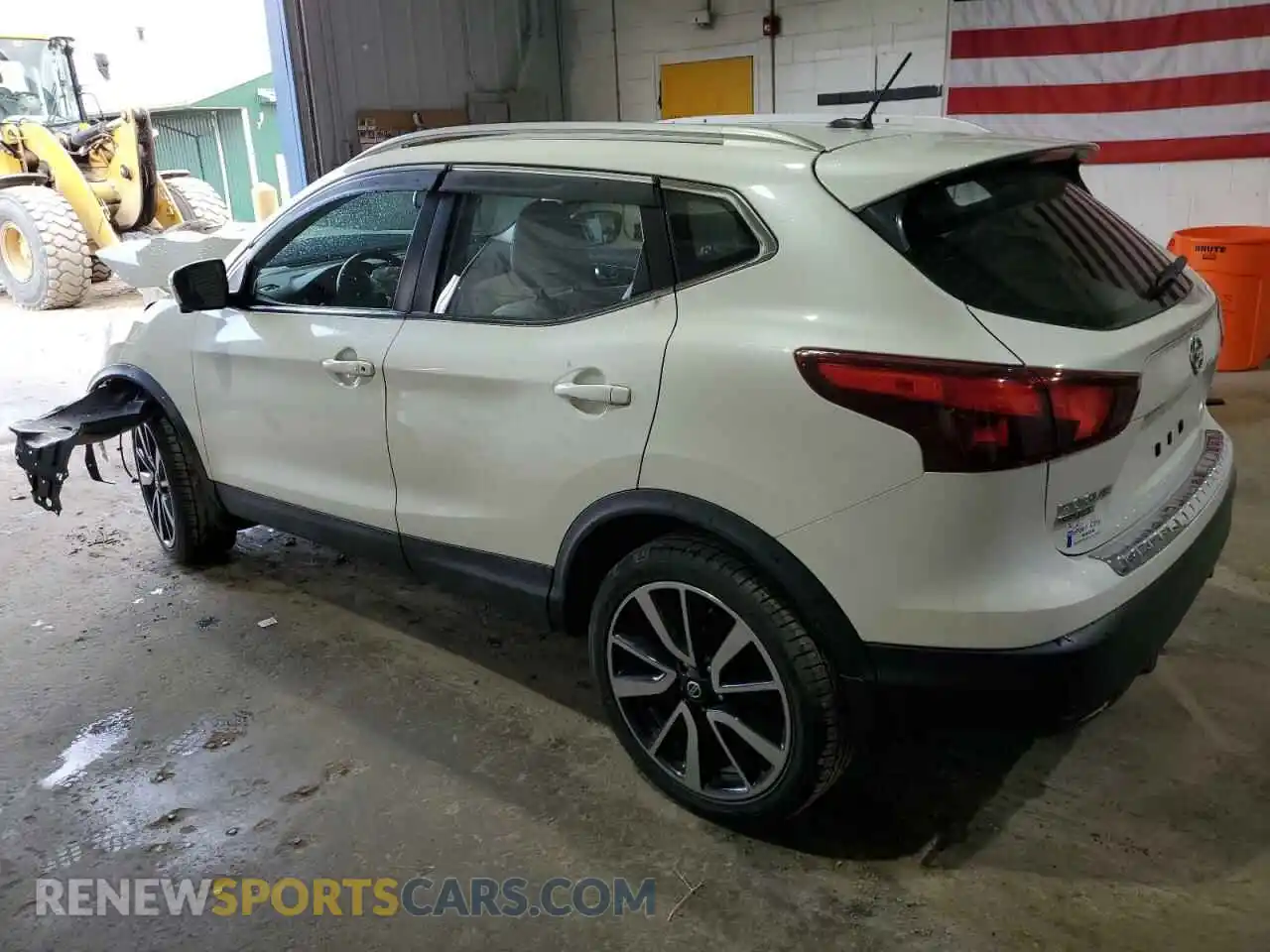 2 Photograph of a damaged car JN1BJ1CR5KW333111 NISSAN ROGUE 2019