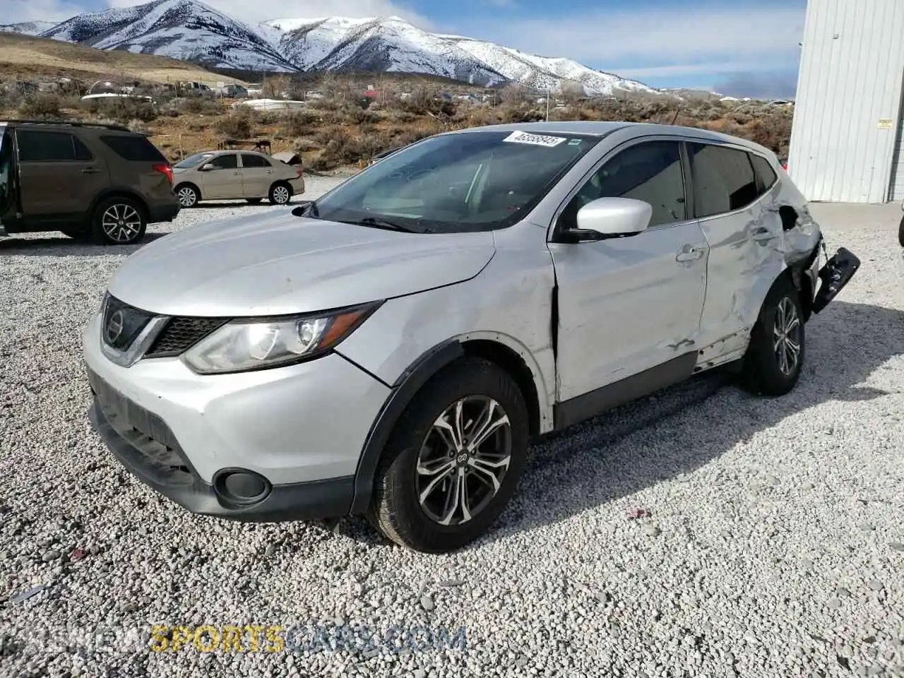 1 Photograph of a damaged car JN1BJ1CR8KW334060 NISSAN ROGUE 2019