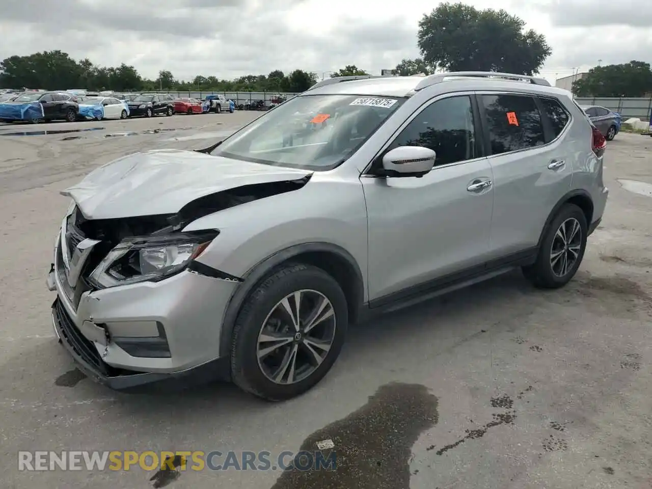 1 Photograph of a damaged car JN8AT2MT2KW262568 NISSAN ROGUE 2019