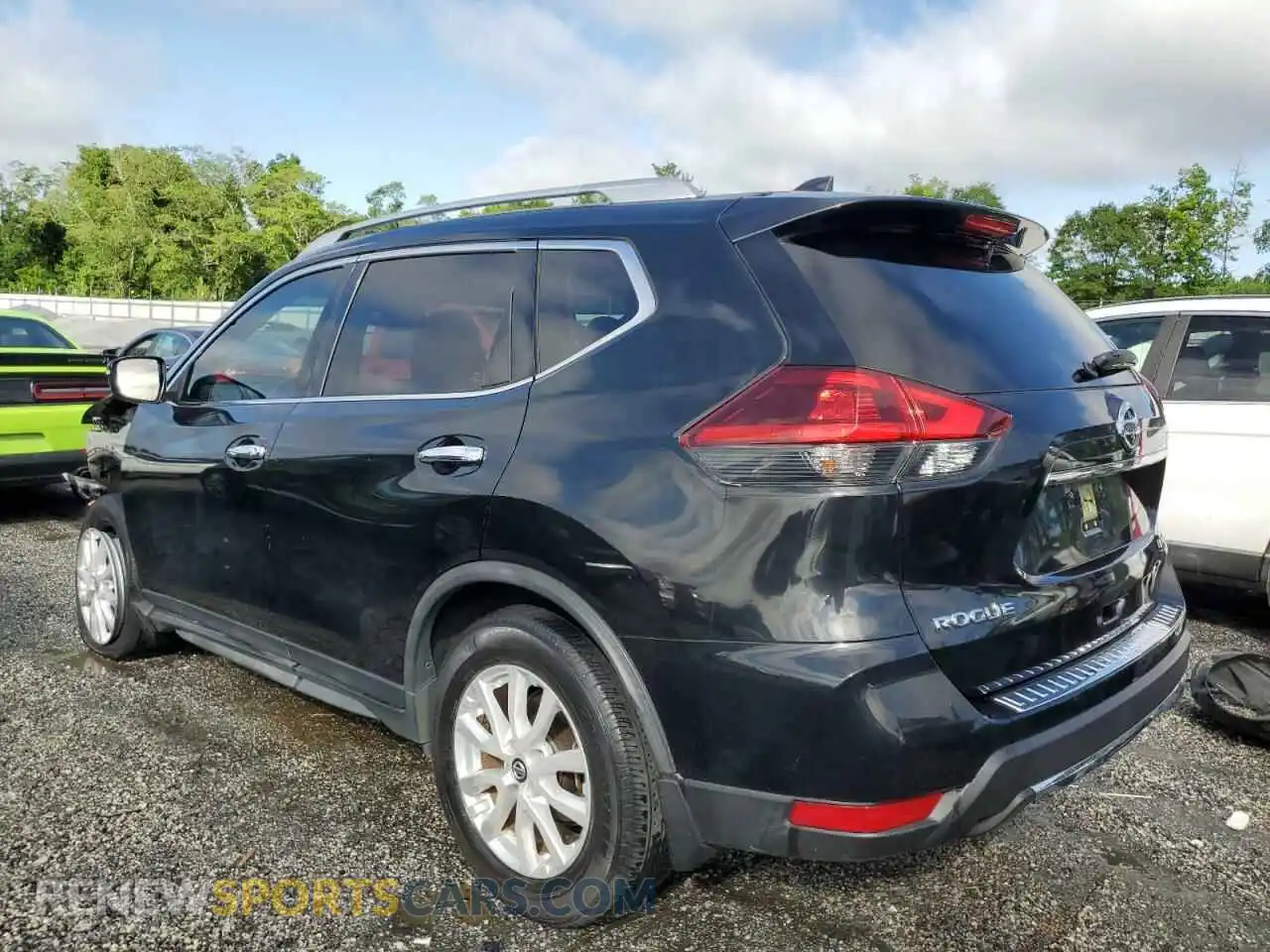 2 Photograph of a damaged car JN8AT2MT7KW266647 NISSAN ROGUE 2019