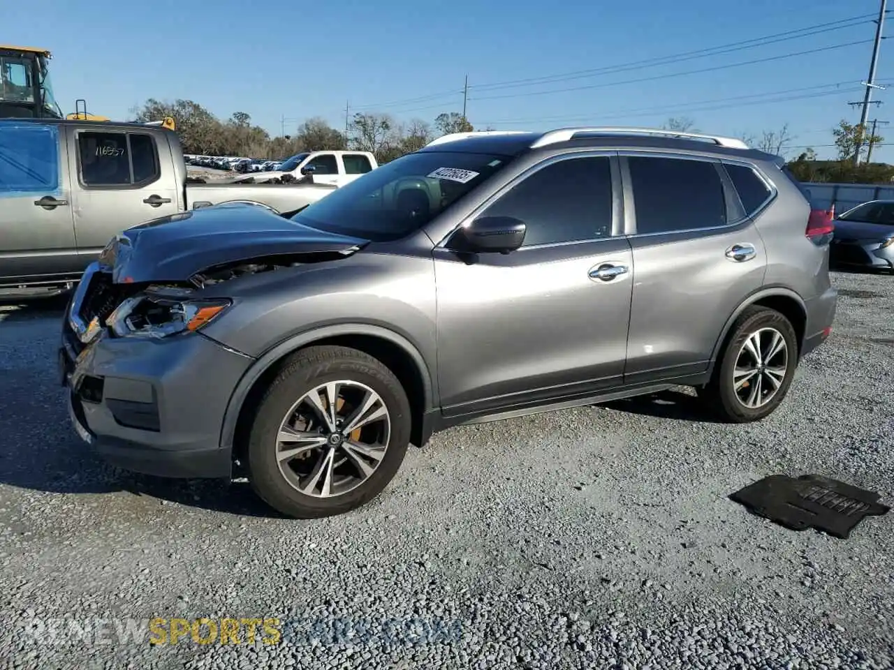 1 Photograph of a damaged car JN8AT2MV8KW394641 NISSAN ROGUE 2019